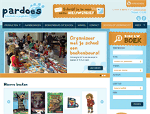 Tablet Screenshot of boekhandelpardoes.be